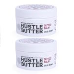TATTOO HUSTLE BUTTER DELUXE ORIGINAL – 2x150ml vegan tattoo cream with natural ingredients like mango, papaya & shea butter to promote healing, reduces redness and swelling – pre- and aftercare balm