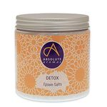 Absolute Aromas Detox Epsom Bath Salts 575g - Magnesium Sulphate Infused with 100% Pure Juniperberry, Geranium, Palmarosa, Grapefruit and Cedarwood Oils Essential Oils