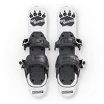 Skiskates - Short Mini Ski Skates for Snow | Skating Skis Snowblades Skiboards | Ice Skates for Snow | Shortest Skis Ever (White | Snowboard Bindings)