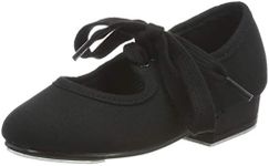 Roch Valley 'LHC' Low Heel Canvas Tap Shoe Black 10 UK / 28 EU