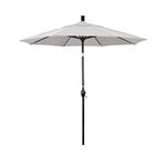 California Umbrella GSPT758117-F77 7.5' Round Market Umbrella, Olefin Woven Granite