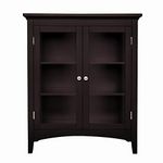 Elegant Home Fashions 7633 Madison Avenue Double Floor Cabinet Dark Espresso