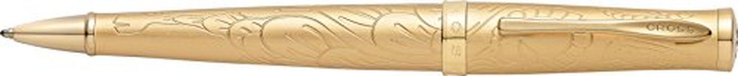 CROSS Special Edition Year of The Goat Brushed 23 K Heavy Gold Plate Ballpoint Pen