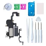 LOZOP for iPhone 12 Pro Max Earpiece Speaker & Earspeaker Ear Piece Proximity Light Sensor Flex Cable with Repair Tools Compatible with iPhone 12 Pro Max 6.7 Inch