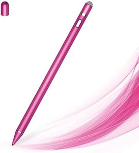 Stylus Pen for Touch Screens, Dual Pen Tips for i-OS & Android Drawing & Writing, High Precise Active Digital Pencil for A-pple i-Phone 15/14/13/12/11/X/8/7/6, i-Pad Air/Pro/Mini, Tablet/Sam-Sung