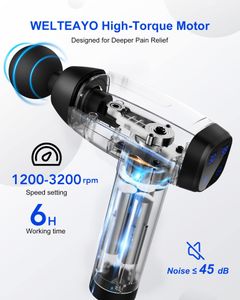 Deep Tissue Massage Gun – 30-Speed Handheld Muscle Relief