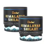 Dabur Himalayan Shilajit/Shilajeet Resin - 30g (15g x 2) | 250mg per serving | Boosts Muscle Growth & Stamina | 100% Ayurvedic | Grade A shilajit sourced from the Himalayas up to 19,000 ft