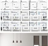 32Pcs DIY Mirror Stickers Wall Deca