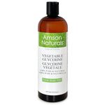 Vegetable Glycerine 16 oz / 473 ml -100% Pure & Natural Glycerin for Face, Body & Hair. Ideal Base in Cosmetics, Toothpaste, shampoos, Soaps, DIY and Other Household Items.