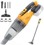 Cordless Vacuum Cleaner for Dewalt 20V Batteries, Car Vacuum Cleaner Portable with 3 Filter for Hard Floor Car Pet Hair Cleaning (NO Battery)