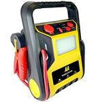 AA Car Jump Starter and Air Compressor AA1678 - Petrol Vehicles up to 2.5 L and Diesel 1.6 L - LED Light, Flexible 60 cm Hose and USB Output