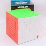 Bukefuno MoYu Meilong 10x10 Speed Puzzle Cube 10x10 Magic Cubes Moyu Stickerless MEILONG 10x10x10 Cubing Classroom 84mm Speed Toys Cube