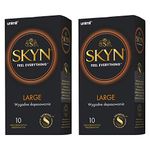 SKYN® Large (XL/King Size) Non-Latex Condoms, Pack of 10 x 2