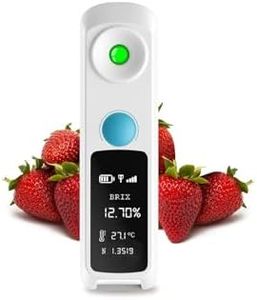 Digital Brix Refractometer – 0–55% Range, ±0.1% Precision, Waterproof & Rechargeable – for High-Sugar Fruits, Syrups, Juices & Lab Use