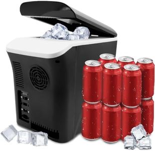 12 Volt Car Refrigerator Electric Cooler, Portable Freezer 7.5 Liter Capacity Cooler Warmer, Small Fridge Electric Compressor Cooler for Car,Truck, RV, and Camping, Travel, Home