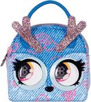 Purse Pets Micros, Denim Deerie Stylish Small Purse with Eye Roll Feature, Kids’ Toys for Girls Aged 5 and above