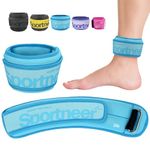 Sportneer Ankle Weights 0.5/1/2/3/5 LBS 1 Pair Wrist Leg Arm Weights for Women Men Kids Child with Adjustable Straps, Strength Weighted for Jogging Running Walking Fitness Gym Workout (Blue, 2 lbs x 2)