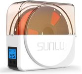 SUNLU Official Filament Dryer S1 Plus, Built-in Circulation Fan, Filament Dryer Box Storage Box for 3D Printer Filament 1.75 2.85 3.00, S1 Plus White