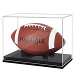 Football Display case Full Size, Football Display case, Football Display case for Signed Football, Football Display for Autographed Football, Clear Football Display case