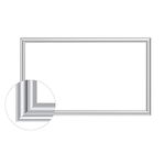 Intec brackets - Brushed Silver Art Deco TV Frame created exclusively for Samsung The Frame 43" TV