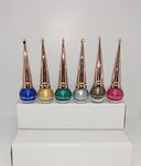 Bigwig Multicolor Shimmery Eyeliner Liquid Combo (Black, Golden, Green, Blue, Pink, Copper, Silver) Pack Of 7