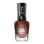 Sally Hansen - Miracle Gel™ Nail Colour - Merry & Bright Collection, 2 Step Gel System, No UV Light Needed, Up to 8 Day Wear - Gingerbread Man-icure - 910