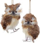 Kurt Adler Plush Brown Owl Ornament