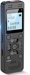 128GB Digital Voice Recorder for Lectures Meetings - EVIDA 9296 Hours Voice Activated Recording Device Audio Recorder with Playback,Password