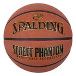 Spalding â€“ Street Phantom â€“ Orange â€“ Basketball Ball â€“ Size 7 â€“ Basketball â€“ Certified Ball â€“ Material: Rubber â€“ Outdoor â€“ Anti-Slip â€“ Excellent Grip â€“ Extremely Resistant