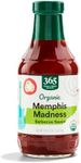 365 by Whole Foods Market, Bbq Sauce Memphis Madness Organic, 18 Ounce