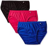 Jockey Women Cotton Hipster Brief(Pack of 3) (Mixed Darks_Xx-Large), Assorted