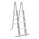 INTEX 28076 Ladder With Removable Steps, Grey/White, 42.3x124x172 cm