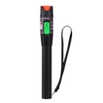 Fiber Visual Fault Locator 50mW 50KM, VFL Fiber Optic Cable Tester Meter, Red Light Pen Tester Adapt LC/FC/SC/ST Interface, Fiber Network Cable Test Kit Fiber Light Source Testers(Aluminum)