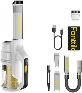 Fanttik V9 Mate Cordless Car Vacuum, 13kPa/40AW, Handheld Vacuum with Various Attachments, 2-Hour Fast Charge, RobustClean™ Lightweight Cordless Vacuum with LED-Display&Light, for Car Home Cleaning