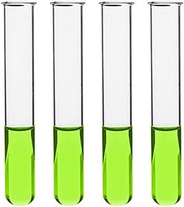 EISCO 32PK Test Tubes, 30ml - Borosilicate 3.3 Glass - 1.2mm Thick Walls, Beaded Rim - Superior Heat & Chemical Durability - 5.9" Tall, 0.8" Diameter