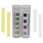 Restaurant Sanitizer Test Kit for Quaternary Ammonium (QAC, Multi Quat) 0-400 ppm & Chlorine 10-200 ppm Test Paper [2 Vials of 100 Paper Strips]