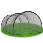 Perfit 22FT Baseball Batting Cage Portable Batting Cage Net with Frame for Outdoor Backyard Baseball and Softball Hitting Practice, Includes Target Backstop and Carry Bag