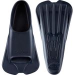 CAPAS Swim Training Fins Comfortable Silicone Lap Swimming Floating Flippers Short Blade Build Leg Strength