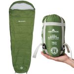 Trinordic Summer Lightweight Sleeping Bag – 780g, with Anti-Snag Zipper, Mummy Sleeping Bags for Adults, Compact & Ultralight Camping Accessories for Hiking, Backpacking, & Bikepacking Adventures