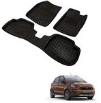 Kozdiko Car 3D Foot mat, Floor Mat Black Color for Ford Freestyle