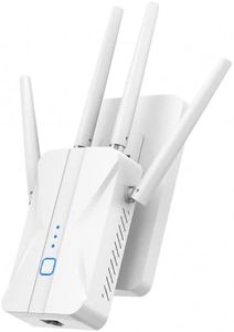 ROQRL WiFi Extender 2026 AC1200 Dual Band 5GHz/2.4GHz Signal Booster Up to 15,999 Sq.ft, 3-in-1 Wireless Repeater Router Amplifier for Home with Ethernet Port