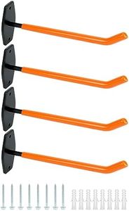 QWORK® Supporto da Parete per Pneumatici da 4 Pezzi, Porta gomme Auto da Garage, Adatto per l'organizzazione di Garage, deposito di Pneumatici