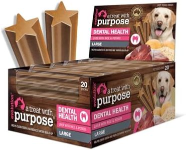 Evolution A Treat with Purpose Dental Stick for Dogs Liver with Rice & Potato Large 20/CTN