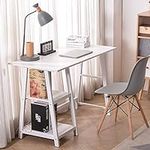 Natwind 43" White Desk Home Office 
