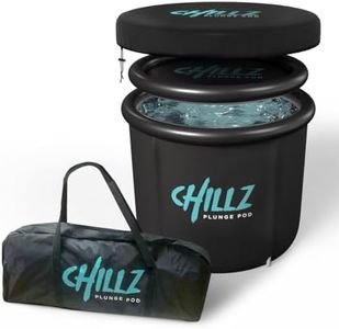 New CHILLZ® Plunge Pod Outdoor. Ice Bath, Cold Plunge, Plunge Pool, Ice Bath Tub, Cold Plunge Tub, Plunge pod, Cold Pod. Premium 5 Layers Ice Bath tub for Cold Water Therapy and Recovery