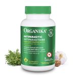 Organika Antiparasitic Capsules with Wormwood & Black Walnut Hull | Herbal Cleanse for Intestinal & Digestive Health | 7-Day Protocol | Traditional Botanical Formula | 56vcaps