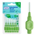 Tepe Adult Interdental Manual Brush Original-Green 0.8Mm 6 Pack- Recommended By Dentists For Best Oral Health, Healthy Mouth & Gums Between Dental Visits, Prevent Bad Breath And Periodontal Disease