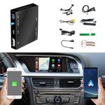 Wireless CarPlay Android Auto Mirroring Retrofit Kit 2024 Latest Version Compatible with Audi A4 A5 S4 S5 RS4 RS5 Q5 B8 Symphony or Concert Radio 2009-2019