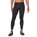 2XU Force Compression Athletic Tights for Training and Workouts/Exercise, Black/Nero, Medium Tall