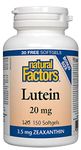 Natural Factors - Lutein 20mg, 150 Softgels